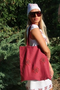 Елегантна дамска чанта с шевици RUJA