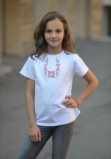 Елегантна тениска с шевица RUMI KIDS