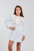 Детска рокля с бродирана шевица RADINA GOLD KIDS