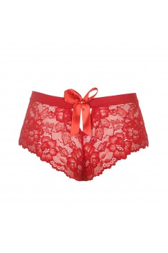 Боксер дантела с колан микрофибър 4100-red