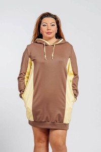 Спортна макси рокля BROWN BASS MAXI