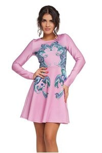 Рокля с дизайнерски принт Gotika