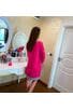 Стилна дамска спортна розова рокля SLAVAPINK Стилна дамска спортна розова рокля SLAVAPINK