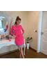 Стилна дамска спортна розова рокля SLAVAPINK Стилна дамска спортна розова рокля SLAVAPINK