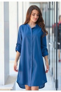 Кенарена синя рокля OLIMPIYA BLUE