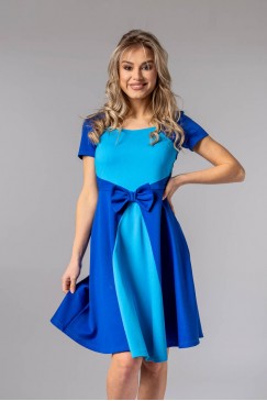 Елегантна синя рокля CASTA BLUE Елегантна синя рокля CASTA BLUE