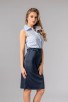 Офисна рокля ETY DARK BLUE