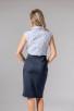 Офисна рокля ETY DARK BLUE