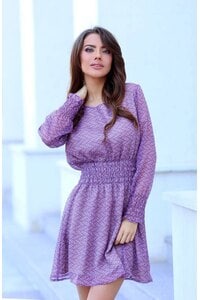 Стилна лятна рокля VIOLET DREAM