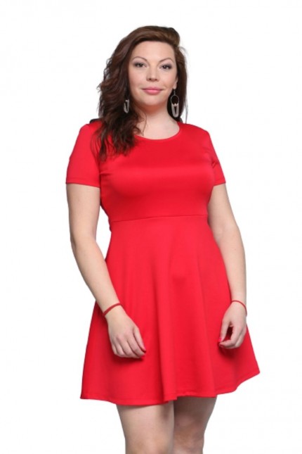 Червена разкроена макси рокля RED PODIUM MAXI