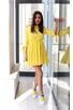 Елегантна жълта дамска рокля FASHION YELLOW