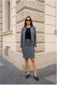 Дамски комплект сако и пола RUBIN GREY Дамски комплект сако и пола RUBIN GREY