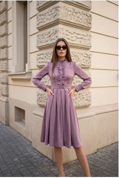 Елегантна модерна дамска рокля CARLOTTE VIOLET Елегантна модерна дамска рокля CARLOTTE VIOLET