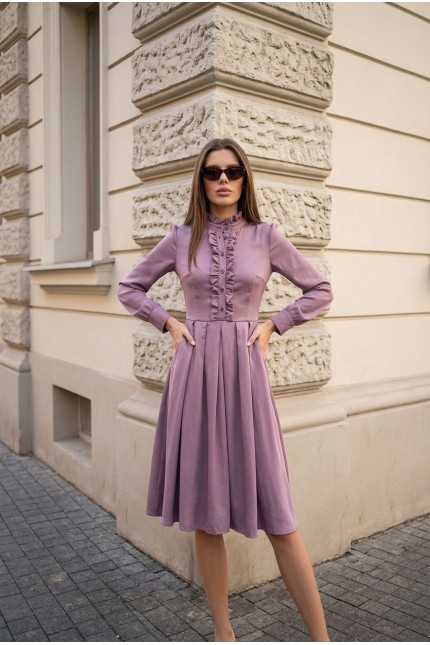 Елегантна модерна дамска рокля CARLOTTE VIOLET Елегантна модерна дамска рокля CARLOTTE VIOLET