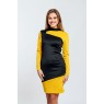 Cтилна дамска рокля VEDA YELLOW