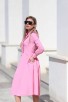 Ежедневна офис розова рокля CARLOTTE PINK