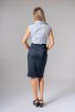 Офисна рокля ETY DARK BLUE