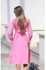 Ежедневна офис розова рокля CARLOTTE PINK