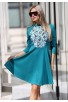 Ефектна зелена рокля TAIRA GREEN