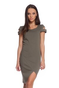 Стилна Рокля VANESA KHAKI Стилна Рокля VANESA KHAKI