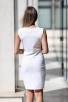 Стилна бяла рокля DORINE
