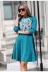 Ефектна зелена рокля TAIRA GREEN