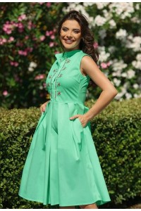 Лятна рокля с шевица KRASIMIRA MENTA