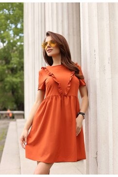 Лятна разкроена дамска рокля SHANA