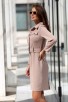 Ефектна бежова рокля DALILA
