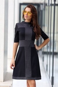 Стилна рокля NIA BLACK Стилна рокля NIA BLACK