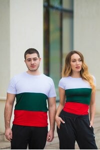 Стилна мъжка тениска BULGARIA