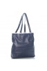 Дамска чанта от естествена кожа модел PAMELA dk blue