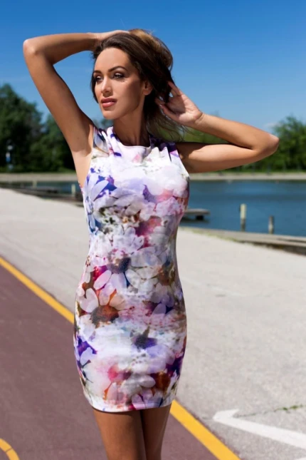 Рокля с дизайнерски принт GALERI Рокля с дизайнерски принт GALERI