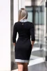 Черна ежедневна рокля CLARINDA BLACK